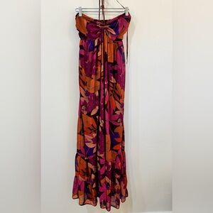 H&M Floral Maxi Halter dress